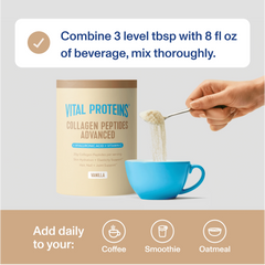 Vanilla Collagen Peptides Advanced - with Hyaluronic Acid & Vitamin C
